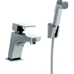 Смеситель для раковины с гигиеническим душем Paini Torre 98CR205/574 - фото 