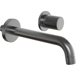 Смеситель для раковины настенный Paini Cox Grip 7GPZ208, чёрный матовый - фото 