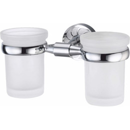 Двойной стакан для зубных щеток WasserKraft Isen K-4028D - фото 