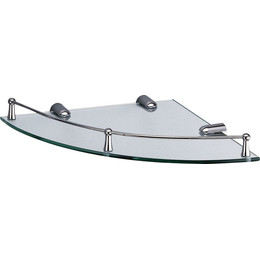 Стеклянная полка угловая WasserKraft K-3122 - фото 