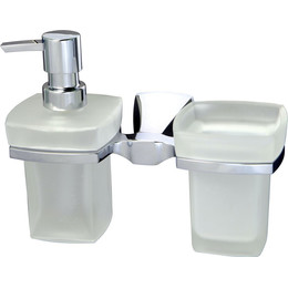 Держатель стакана и дозатор для жидкого мыла WasserKraft Wern K-2589 - фото 