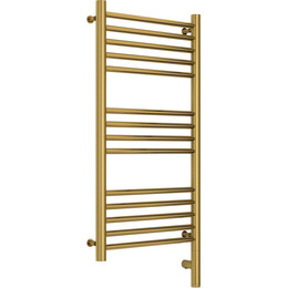 Полотенцесушитель электрический Сунержа Богема 3.0 П14 800x400 мм (прямая перемычка) 03-5805-8040 R, золото - фото 