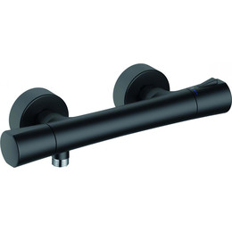 Смеситель для душа с термостатом Kludi Zenta 351003938, черный матовый - фото 