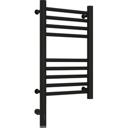 Полотенцесушитель электрический Сунержа Богема 3.0 П9 500x300 мм (прямая перемычка) 31-5804-5030 L, чёрный матовый - фото 