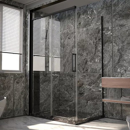 Душевое ограждение Veconi Premium Trento 150x100 см PTC40-SP-150100-B-01-C4 (стекло 8 мм), чёрный/прозрачное - фото 