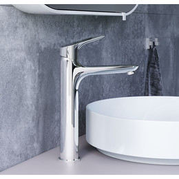 Смеситель для раковины высокий Damixa Jupiter 770250001, Цвет производителя: хром - фото 