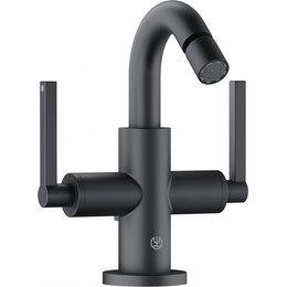 Смеситель для биде Kludi Nova Fonte Puristic 203133915, черный матовый - фото 