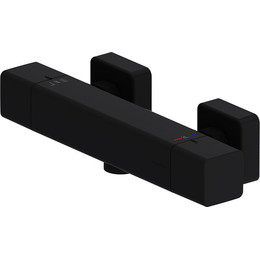 Смеситель для душа с термостатом Damixa Gala 536000300, черный, Цвет производителя: чёрный - фото 