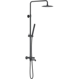 Душевая стойка с термостатом Damixa Scandinavian Pure 936810300, черный - фото 