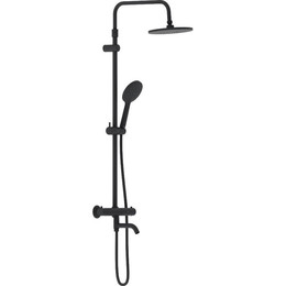 Душевая стойка c термостатом Damixa Jupiter 977810300, черный - фото 