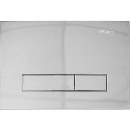 Кнопка смыва Sole S0323 Chrome - фото 