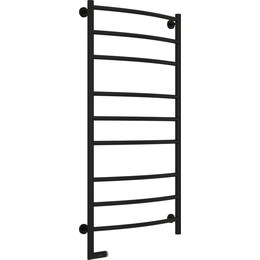 Полотенцесушитель электрический Сунержа Галант 2.0 П9 1200x600 мм 31-5200-1260 L, чёрный матовый - фото 