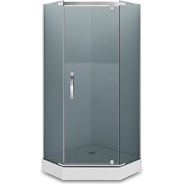 Душевое ограждение Loranto Neo 90x90 см CS-22112 (стекло 8 мм) хром/тонированное - фото 