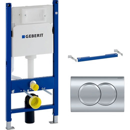 Инсталляция для подвесного унитаза Geberit Duofix Delta 458.149.21.1 - фото 