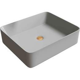 Раковина-чаша Grossman Color 48 см GR-3016GM, серый матовый - фото 