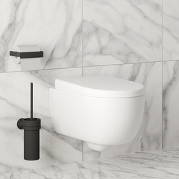 Унитаз подвесной безободковый Ambassador Abner 103T20101R, белый матовый, Цвет производителя: белый матовый - фото 