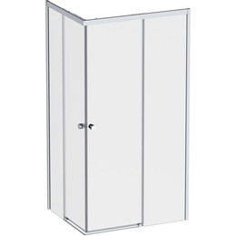 Душевое ограждение Am.Pm X-Joy 100x80 см W94G-403-10080-MТ, хром/прозрачное - фото 