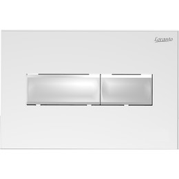 Кнопка смыва Loranto 7320, белый глянцевый - фото 