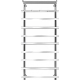 Полотенцесушитель электрический Secado Понтида 1 КСП с полкой П10 400x1200 мм (возможность скрытого подключения) - фото 