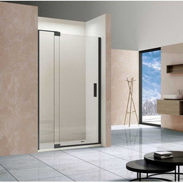 Душевая дверь Vincea Extra 90-100 см VDP-1E9010CLB (стекло 8 мм), черный/прозрачное - фото 