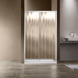 Душевая дверь Vincea Garda 135 см VDS-1G135CH, хром/шиншилла - фото 