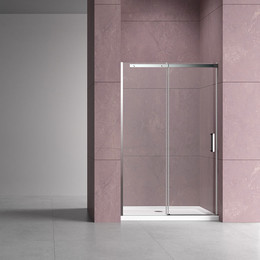 Душевая дверь Vincea Dice 120 см VDS-4D120CL (стекло 8 мм), хром/прозрачное - фото 