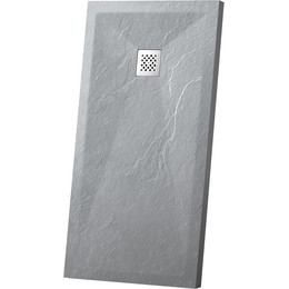 Поддон каменный Vincea 110х80 см VST-4SR8011G, серый - фото 