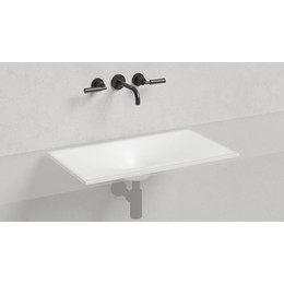 Раковина врезная под столешницу Salini Marea 13 70 см 1802213M (S-Stone) белый матовый - фото 