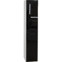 Пенал подвесной Эстет Vegas 40 см R ФР-00003494, чёрный/белый - фото 