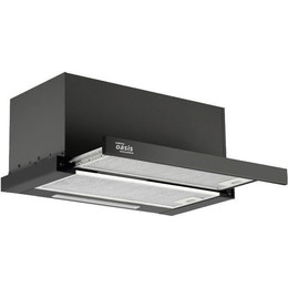 Вытяжка Oasis VT-60BG (F) (чёрное стекло) - фото 