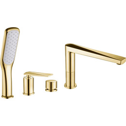 Смеситель для ванны Boheme Venturo 380, золото, Цвет производителя: золото - фото 
