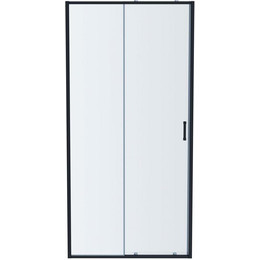 Душевая дверь Aquatek 120 см AQ ARI RA 12020BL, чёрный/прозрачное - фото 