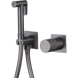 Набор для гигиенического душа Abber Rund AF8725NG, никель - фото 