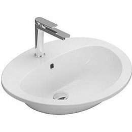 Раковина врезная на столешницу Globo Lavabi d'arredamento 56 см VA017.BI - фото 