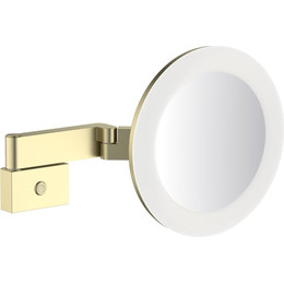 Зеркало косметическое настенное Timo Petruma 15276/17, золото матовое - фото 