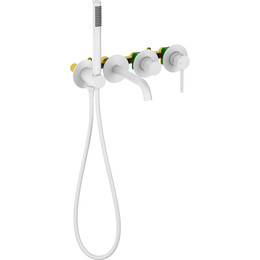 Смеситель для ванны Timo Saona 2314/16YSM, белый матовый - фото 