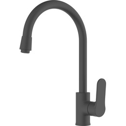 Смеситель для кухни Azario Elvis AZ-WWK568155PA, черный, Цвет производителя: чёрный - фото 