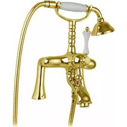 Смеситель для ванны Cezares MARGOT-PBV-03/24-Bi, золото 24 карат, Цвет производителя: золото - фото 