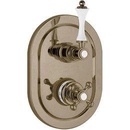 Смеситель для ванны с термостатом Cezares MARGOT-VDIM2-T-02-Bi, бронза, Цвет производителя: бронза - фото 