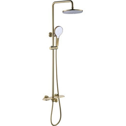 Душевая стойка Bronze de Luxe Icon 80112CG, матовое золото - фото 