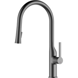 Смеситель для кухни Azario Vincente AZ-VPV569064AJ, графит, Цвет производителя: оружейная сталь - фото 