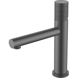 Смеситель для раковины Vincea Groove VBF-4G1MB, черный - фото 