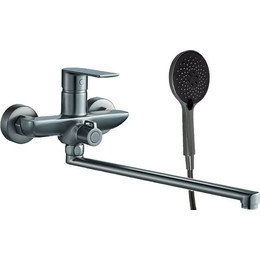 Смеситель для ванны Haiba HB22505-3, графит - фото 