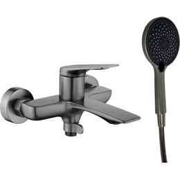 Смеситель для ванны Haiba HB60816-3, графит - фото 