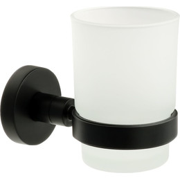 Стакан для зубных щеток Fixsen Comfort FX-86006, чёрный - фото 