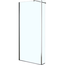 Душевая перегородка Loranto Walk-in 140 см CS-L801 140, хром/прозрачное - фото 