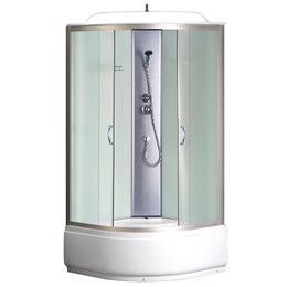 Душевая кабина Loranto CS-6690 F 90х90 см, хром/матовое - фото 