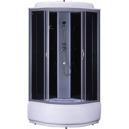 Душевая кабина Loranto CS-6610 G 100х100 см, хром/тонированное - фото 