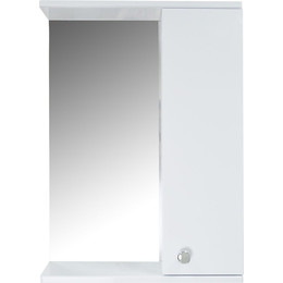 Зеркало-шкаф Стиль Моника 50 см R, без светильника, белый - фото 