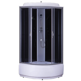 Душевая кабина Loranto CS-6680G 80х80 см, хром/тонированное - фото 